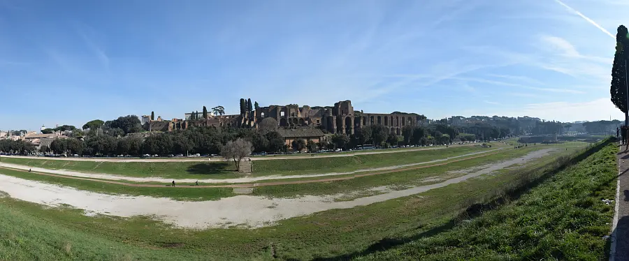 Rim, Circo Massimo, 17. 2. 2020, Slika je vidna v Google Chromu.