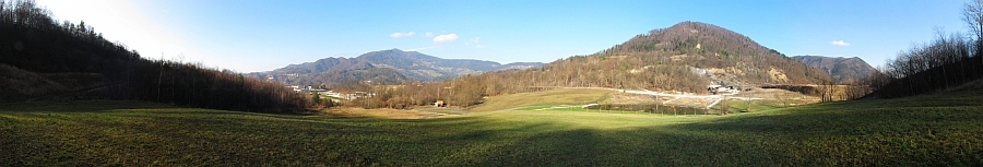 Od Planine do Klobuka iz Neže, 12. 01. 2014. Slika je vidna v Google Chromu.