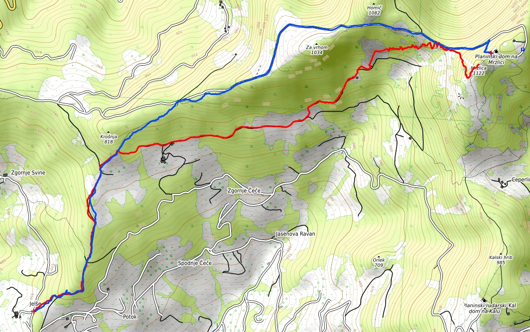 Mrzlica čez Zg. Čeče, 26. 12. 2025