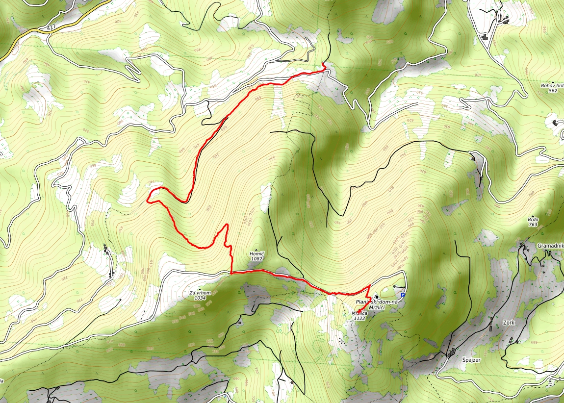 Kočet - Homič - Mrzlica, 8. 1. 2026