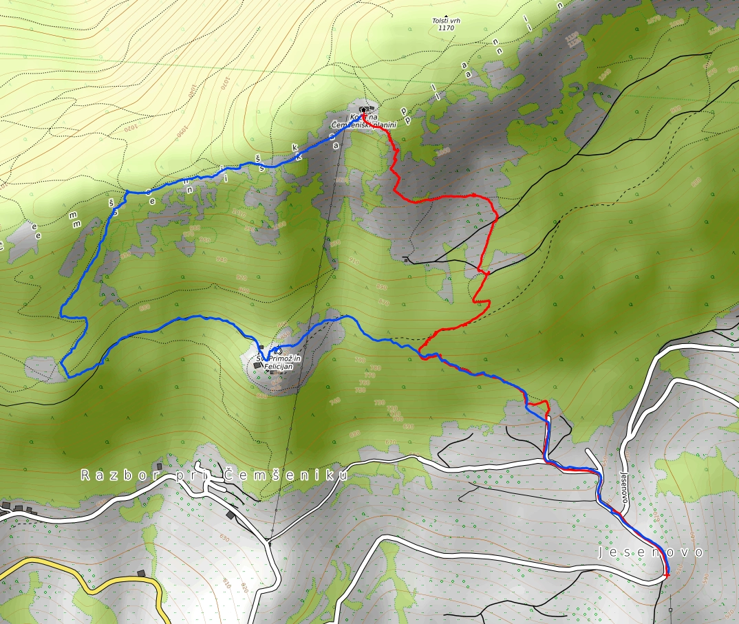 Jesenovo - Čemšeniška planina, 1. 3. 2026