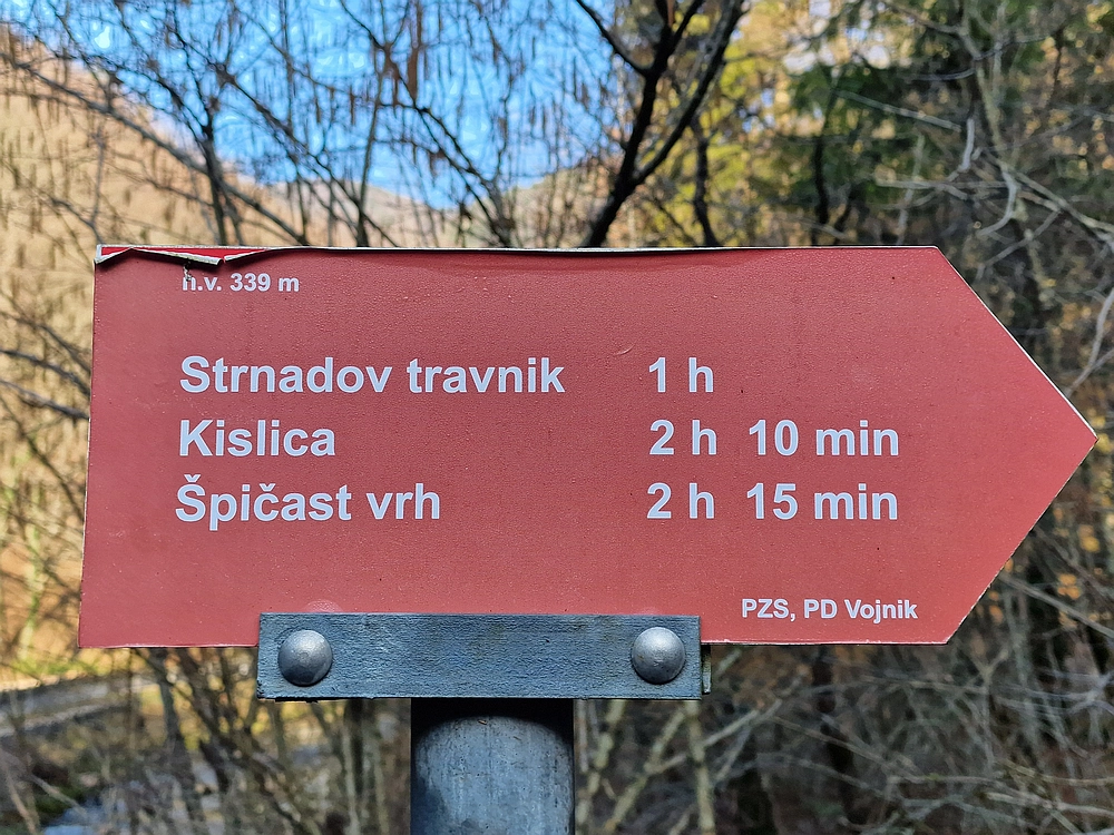 Kislica, Špičasti vrh, 8. 3. 2026