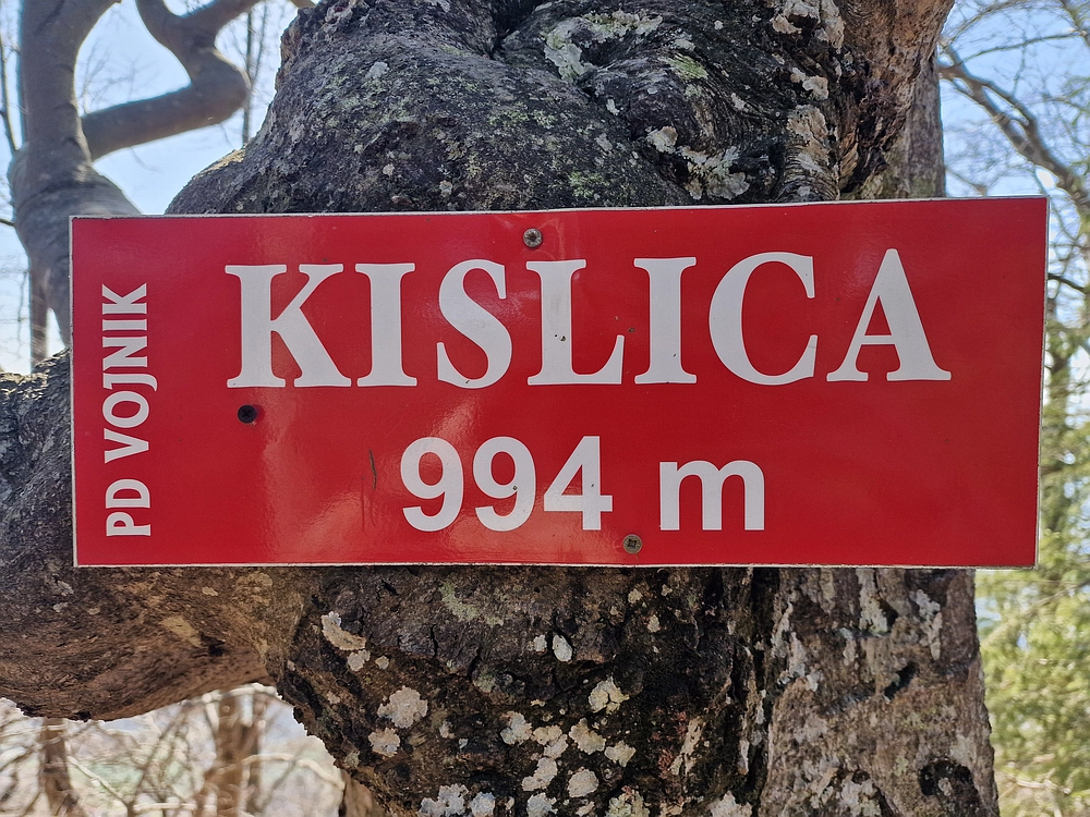 Kislica, Špičasti vrh, 8. 3. 2026
