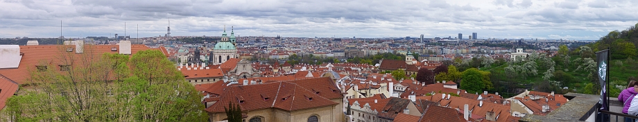 Praga - Razgledna to�ka Hrad�any , 17. 4. 2016.